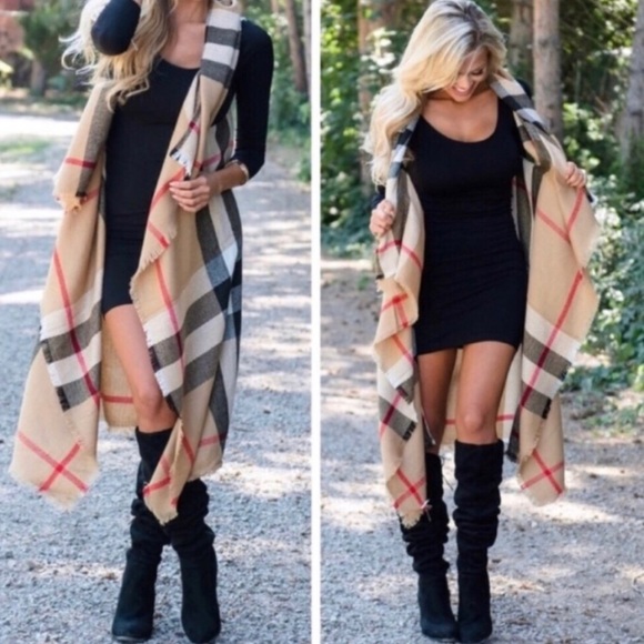 ONLY 1 LEFT🎉HOST PICK🎉5🌟Rated Long Plaid Vest - Picture 4 of 6